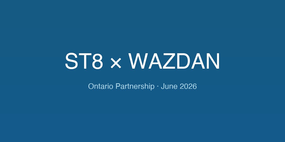 St8 and Wazdan partner for Ontario casinos